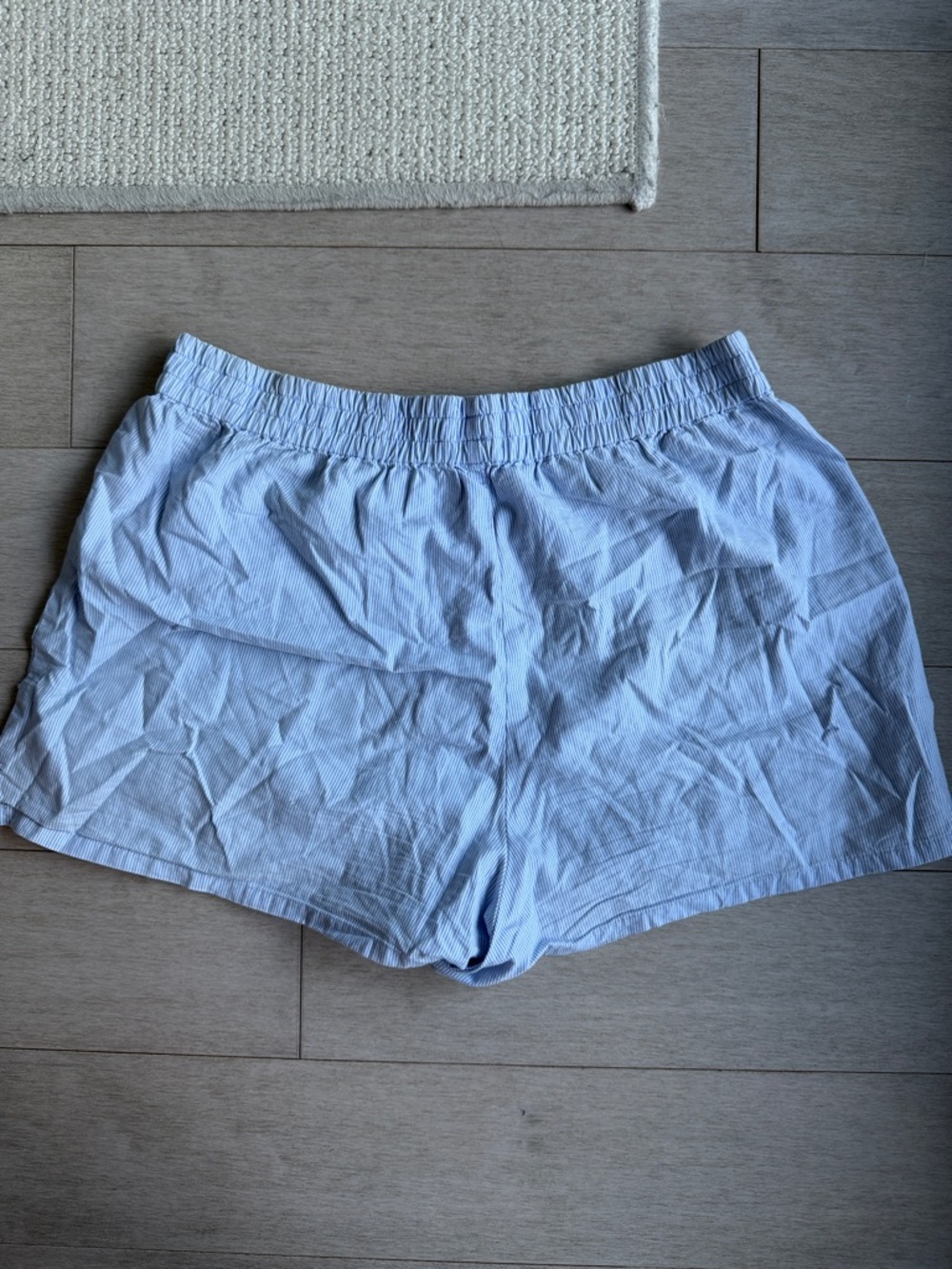 Aritzia Sunday Best Sz S Eva 3" Boxer Short in Chambray Clsc Lt Blue
